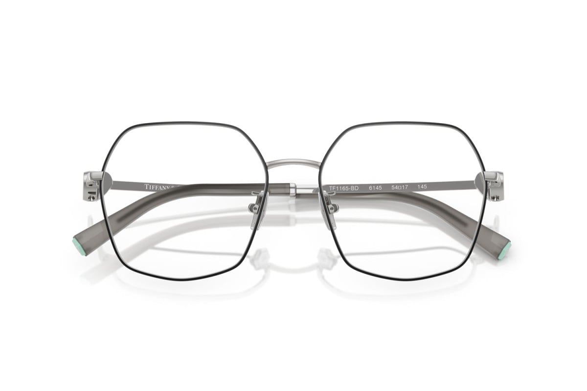 OCCHIALE DA VISTA DONNA | TIFFANY TF 1165BD - 6145 NERO SU ARGENTO - CALIBRO 54