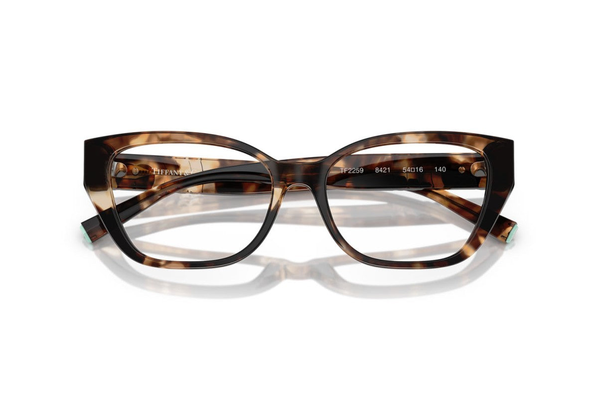 OCCHIALE DA VISTA DONNA | TIFFANY TF 2259 - 8421 AVANA MARRONE MACULATO - CALIBRO 52