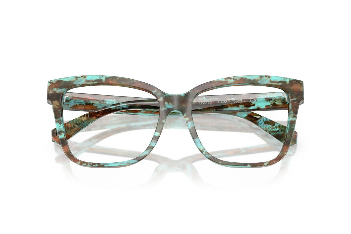 OCCHIALE DA VISTA DONNA | TIFFANY TF 2260 - 8422 AVANA TIFFANY BLU - CALIBRO 53