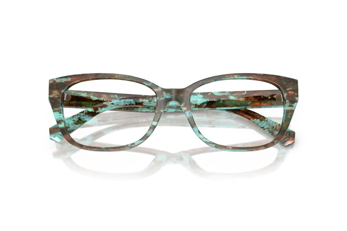 OCCHIALE DA VISTA DONNA | TIFFANY TF 2261 - 8422 AVANA TIFFANY BLU - CALIBRO 52