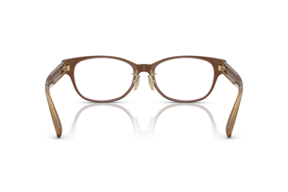 OCCHIALE DA VISTA DONNA | TIFFANY TF 2263D - 8255 MARRONE TRASPARENTE SU ROSA - CALIBRO 53