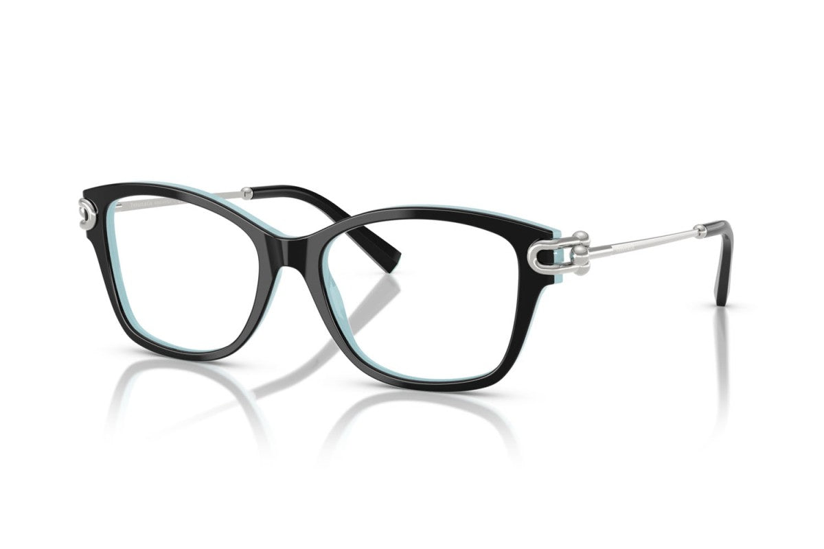 OCCHIALE DA VISTA DONNA | TIFFANY TF 2266 - 8055 NERO SU BLU TIFFANY - CALIBRO 51