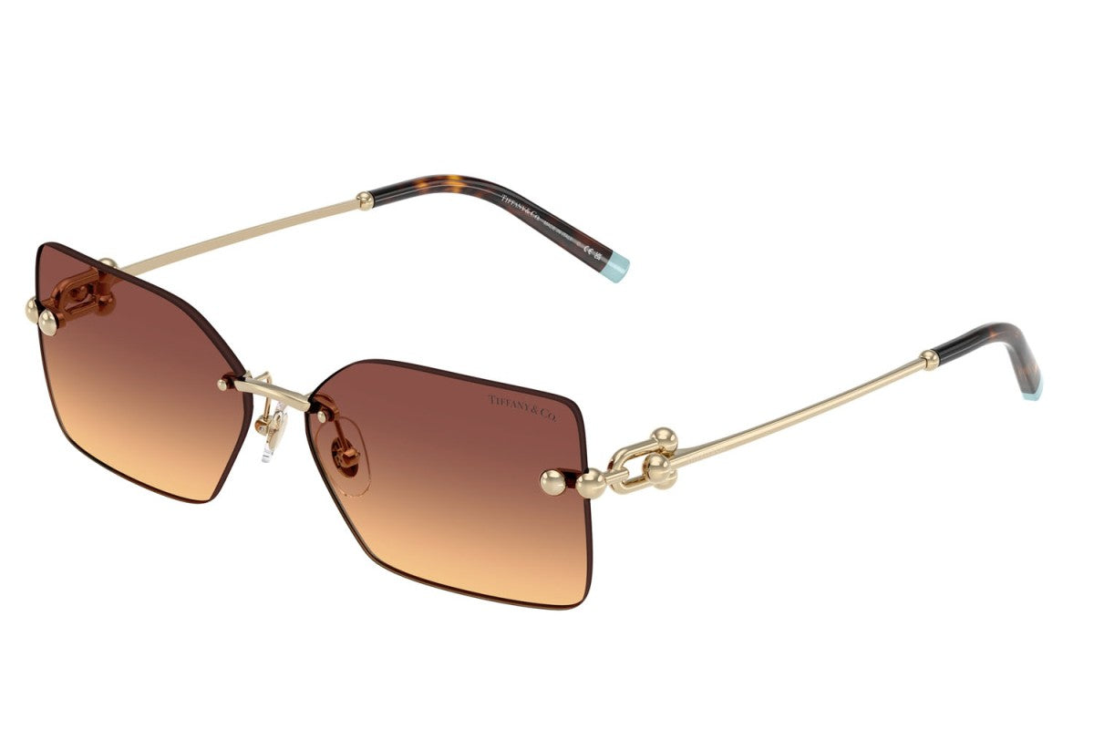 OCCHIALE DA SOLE UNISEX | TIFFANY TF 3088 - 618978 ORO PALLIDO - CALIBRO 59