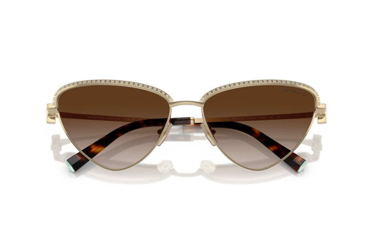 OCCHIALE DA SOLE DONNA | TIFFANY TF 3107KB - 62123B PLACCATO ORO PALLIDO - CALIBRO 59