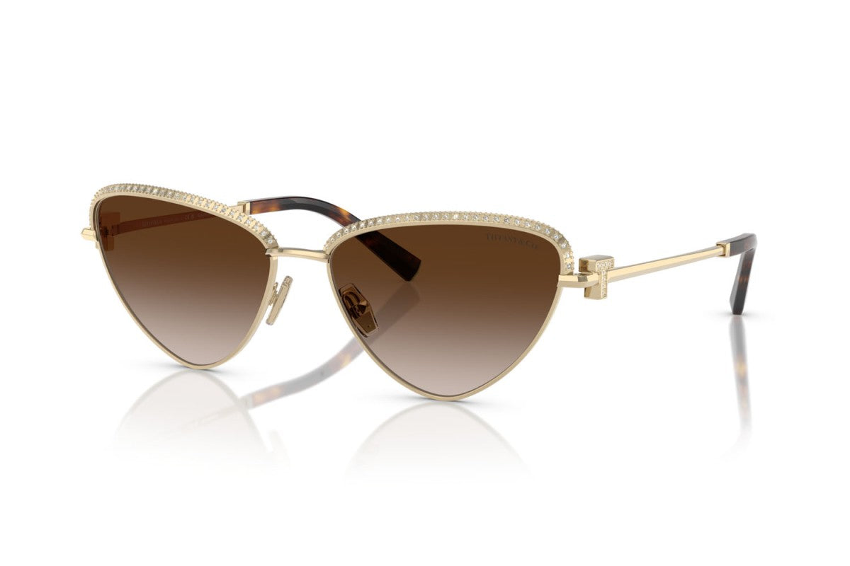 OCCHIALE DA SOLE DONNA | TIFFANY TF 3107KB - 62123B PLACCATO ORO PALLIDO - CALIBRO 59