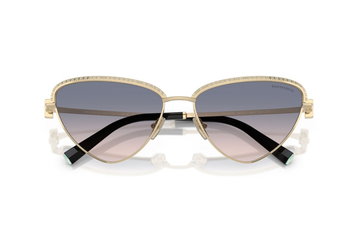 OCCHIALE DA SOLE DONNA | TIFFANY TF 3107KB - 622116 PLACCATO ORO PALLIDO - CALIBRO 59