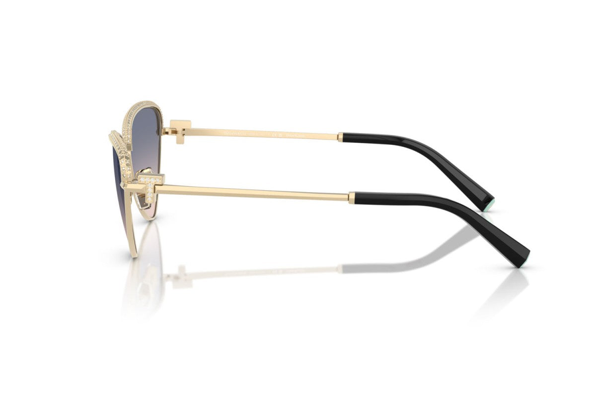 OCCHIALE DA SOLE DONNA | TIFFANY TF 3107KB - 622116 PLACCATO ORO PALLIDO - CALIBRO 59