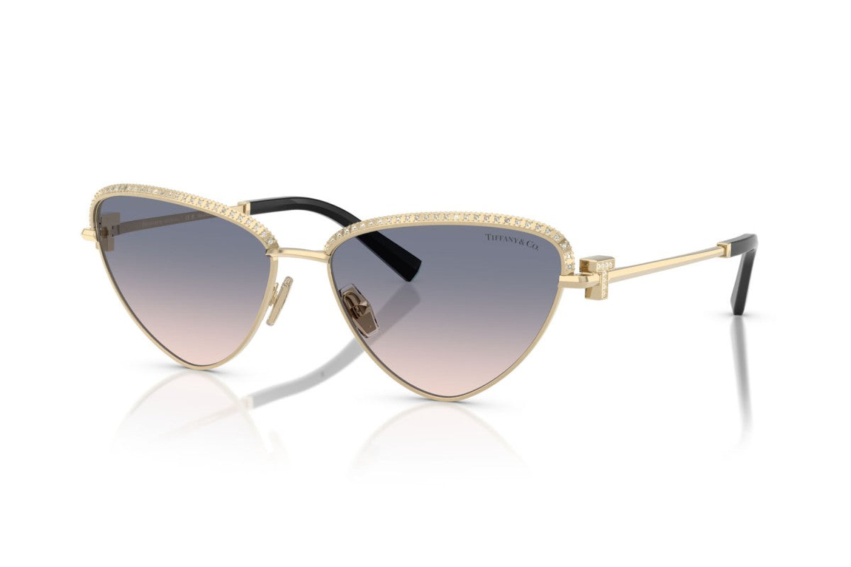 OCCHIALE DA SOLE DONNA | TIFFANY TF 3107KB - 622116 PLACCATO ORO PALLIDO - CALIBRO 59