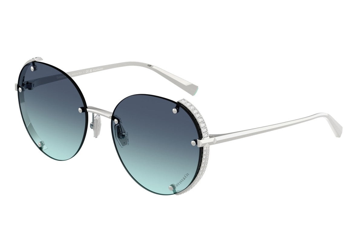 OCCHIALE DA SOLE DONNA | TIFFANY TF 3110KB - 62139S ARGENTO PLACCATO ORO - CALIBRO 57