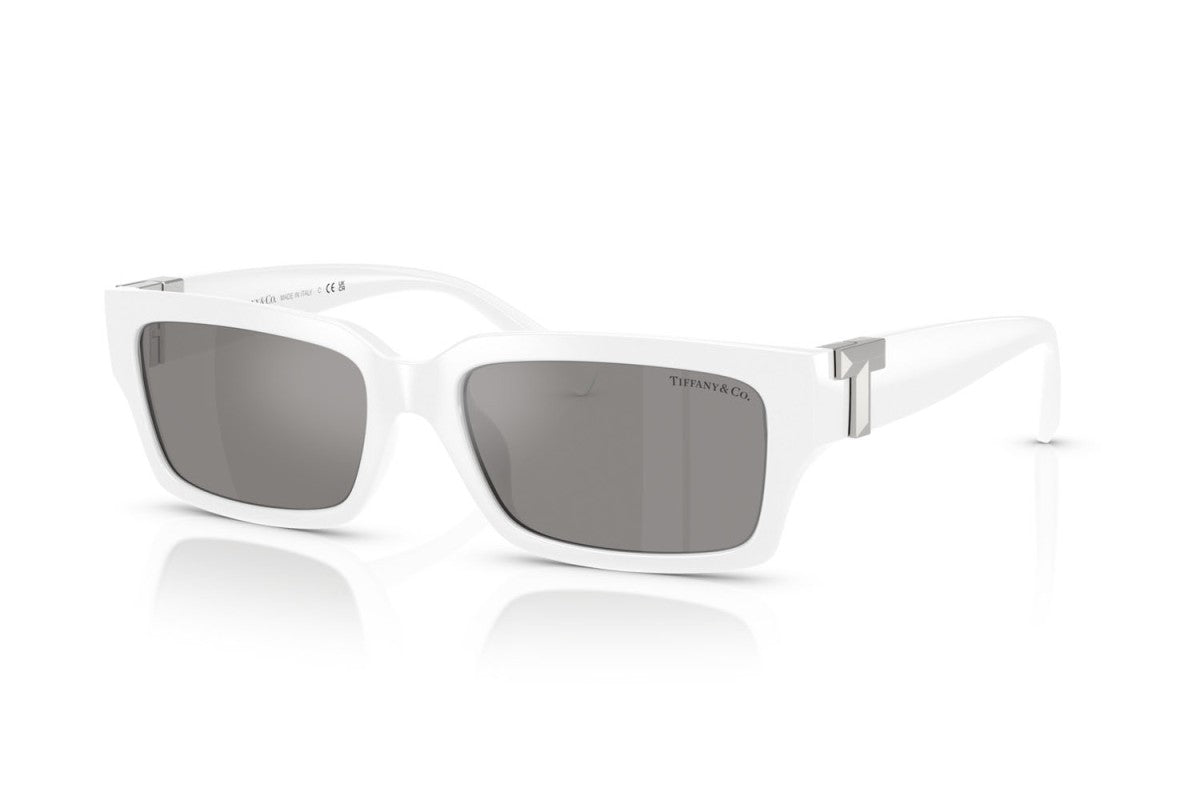 OCCHIALE DA SOLE DONNA | TIFFANY TF 4226U - 83926G BIANCO BRILLANTE - CALIBRO 56