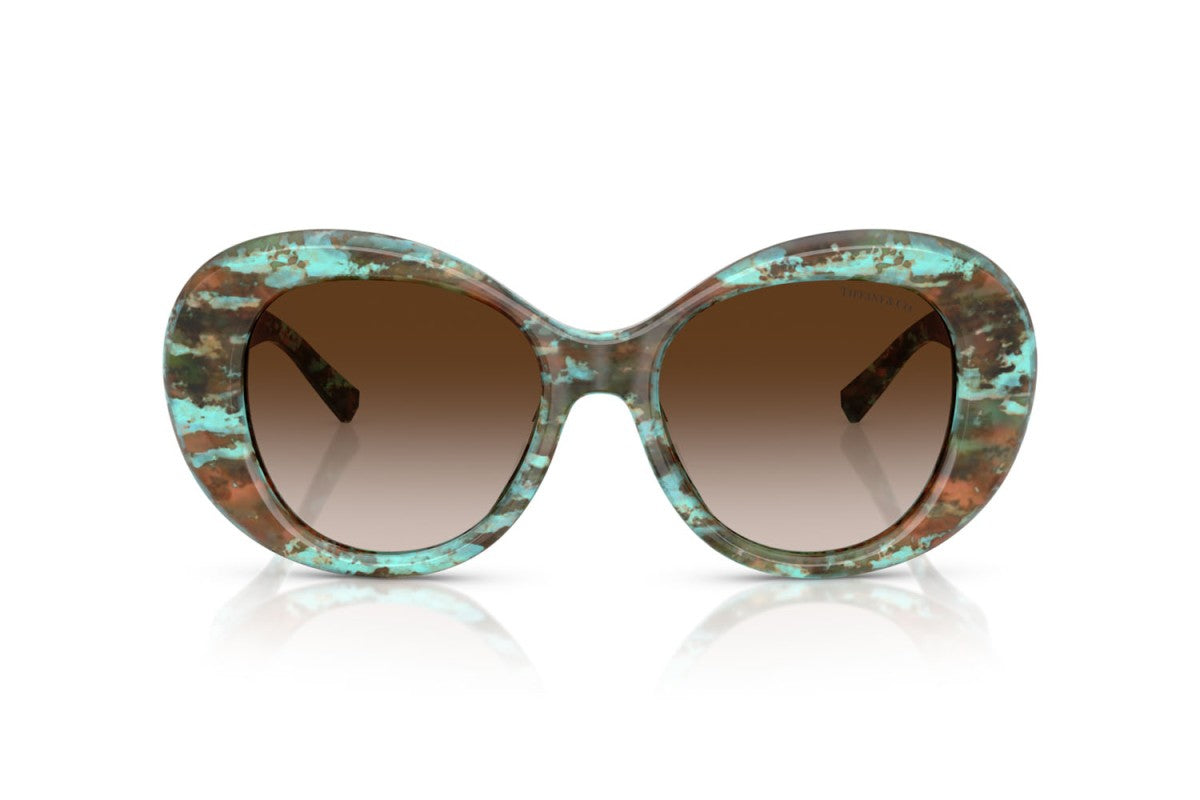 OCCHIALE DA SOLE DONNA | TIFFANY TF 4228 - 84223B AVANA TIFFANY BLU - CALIBRO 52