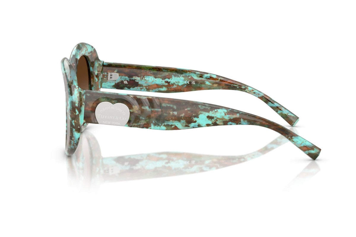 OCCHIALE DA SOLE DONNA | TIFFANY TF 4228 - 84223B AVANA TIFFANY BLU - CALIBRO 52