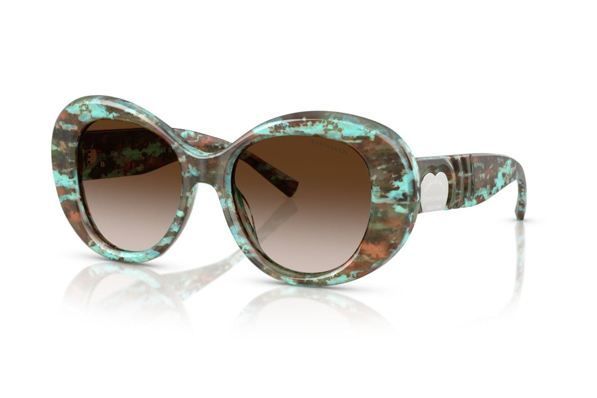OCCHIALE DA SOLE DONNA | TIFFANY TF 4228 - 84223B AVANA TIFFANY BLU - CALIBRO 52