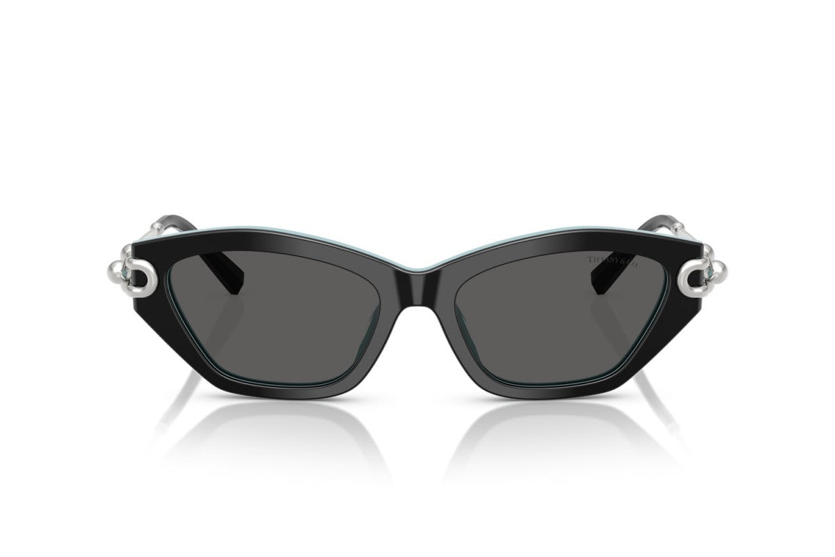 OCCHIALE DA SOLE DONNA | TIFFANY TF 4231U - 8055S4 NERO SU BLU TIFFANY - CALIBRO 53