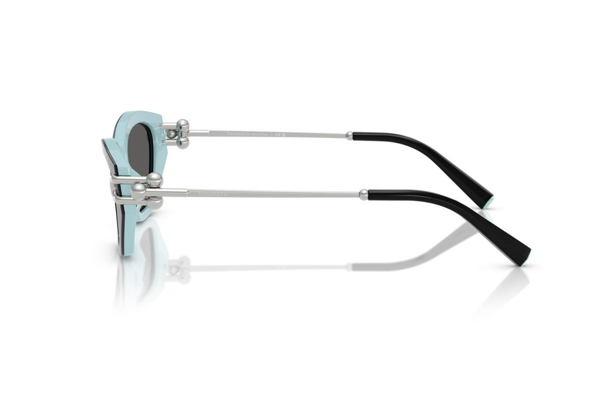OCCHIALE DA SOLE DONNA | TIFFANY TF 4231U - 8055S4 NERO SU BLU TIFFANY - CALIBRO 53