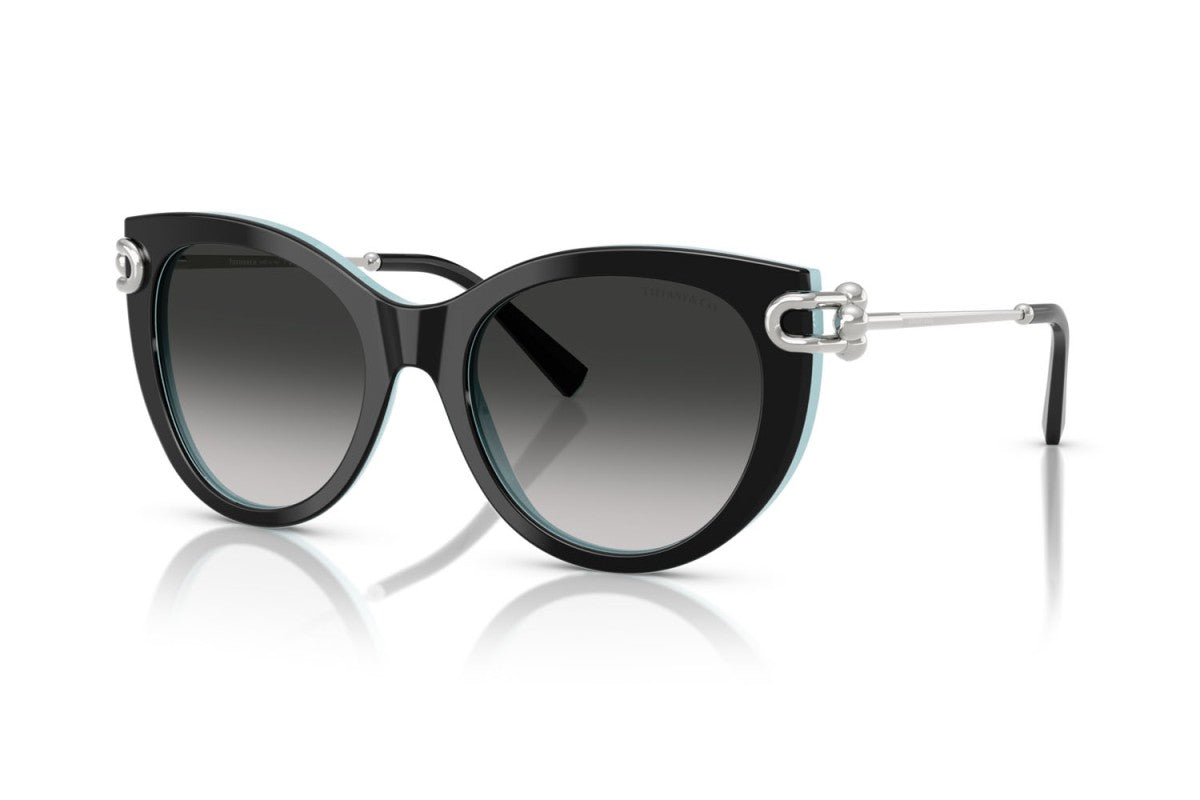 OCCHIALE DA SOLE DONNA | TIFFANY TF 4232 - 80553C NERO SU BLU TIFFANY - CALIBRO 53
