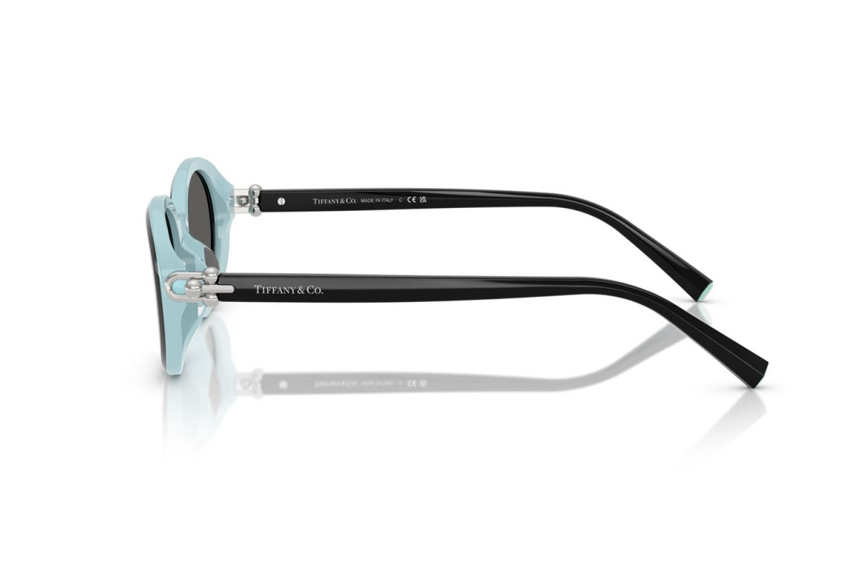 OCCHIALE DA SOLE DONNA | TIFFANY TF 4242D - 8055S4 NERO SU BLU TIFFANY - CALIBRO 54
