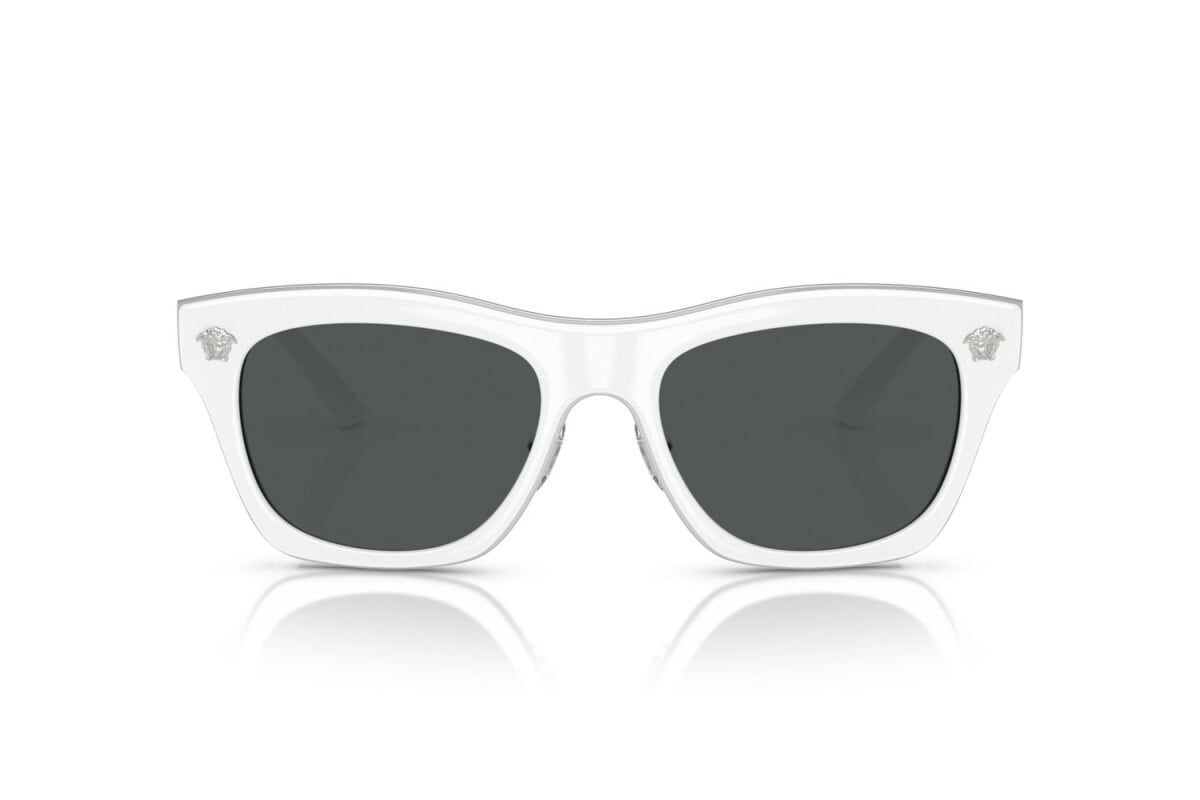 VERSACE - 314/87 BIANCO | OCCHIALE DA SOLE UOMO - VE 2272 CALIBRO 53