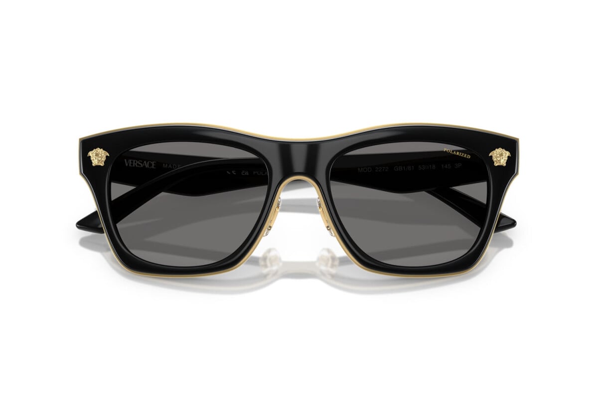 VERSACE - GB1/81 NERO | OCCHIALE DA SOLE UOMO - VE 2272 CALIBRO 53
