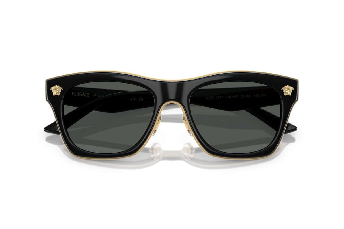 VERSACE - GB1/87 NERO | OCCHIALE DA SOLE UOMO - VE 2272 CALIBRO 53