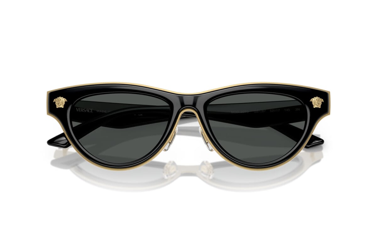 VERSACE - GB1/87 NERO | OCCHIALE DA SOLE DONNA - VE 2273 CALIBRO 52