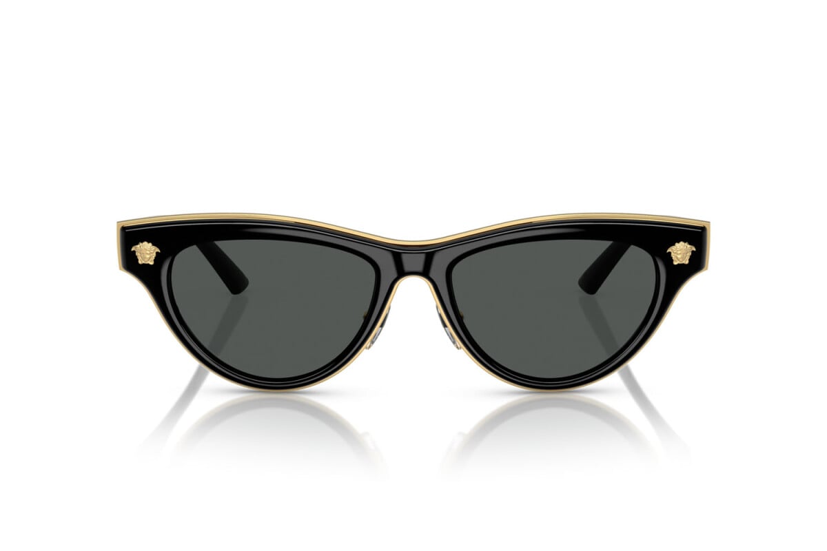 VERSACE - GB1/87 NERO | OCCHIALE DA SOLE DONNA - VE 2273 CALIBRO 52