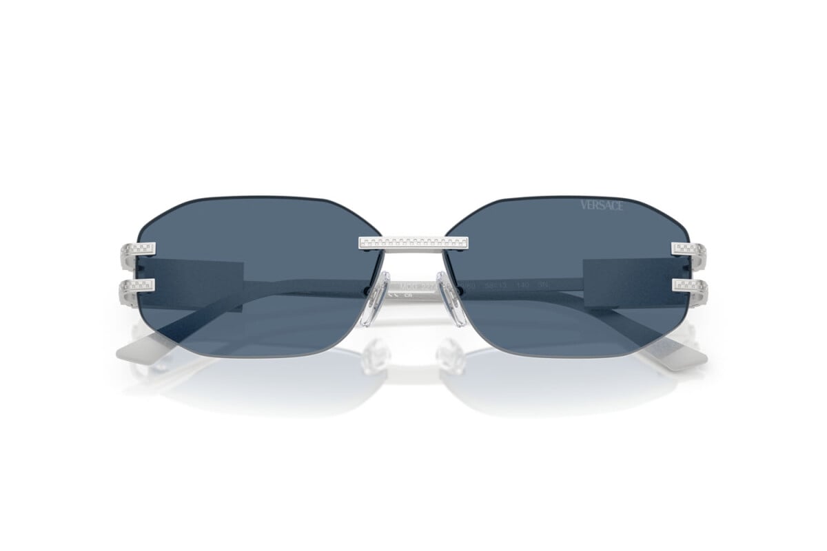 VERSACE - 100080 ARGENTO | OCCHIALE DA SOLE DONNA - VE 2274 CALIBRO 58