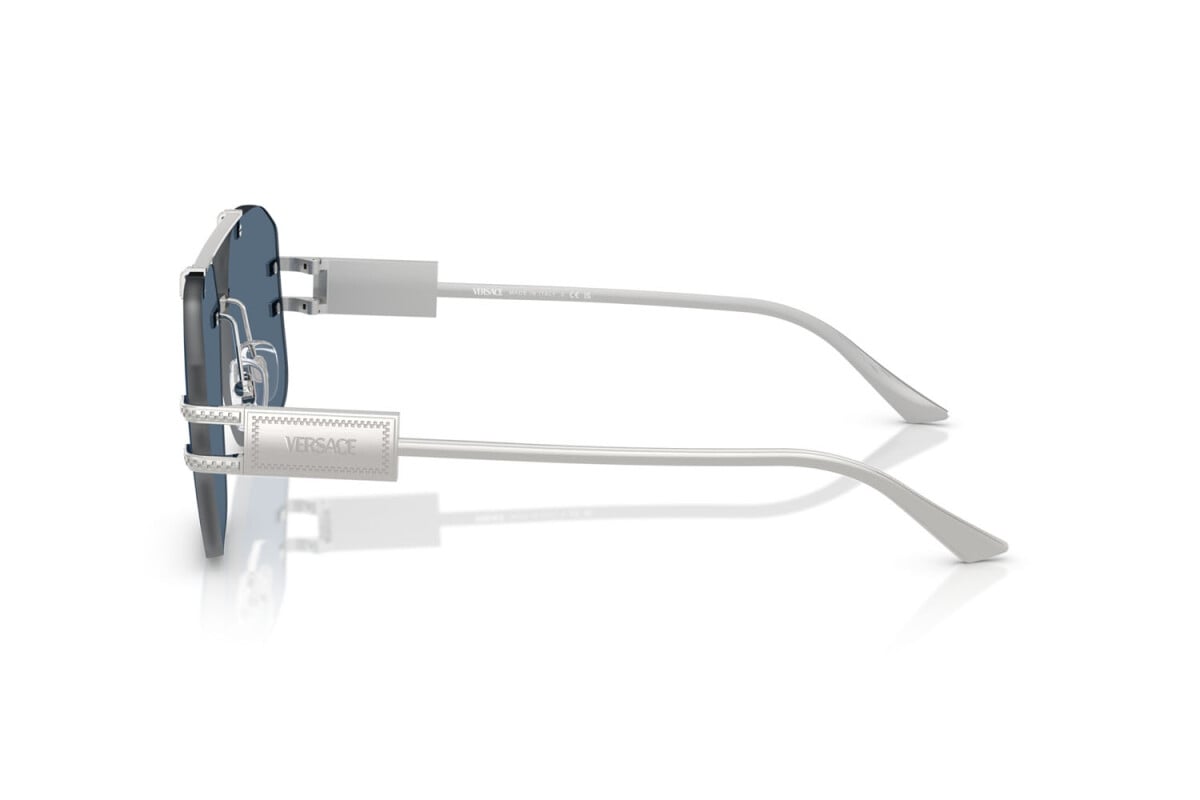 VERSACE - 100080 ARGENTO | OCCHIALE DA SOLE UOMO - VE 2275 CALIBRO 60
