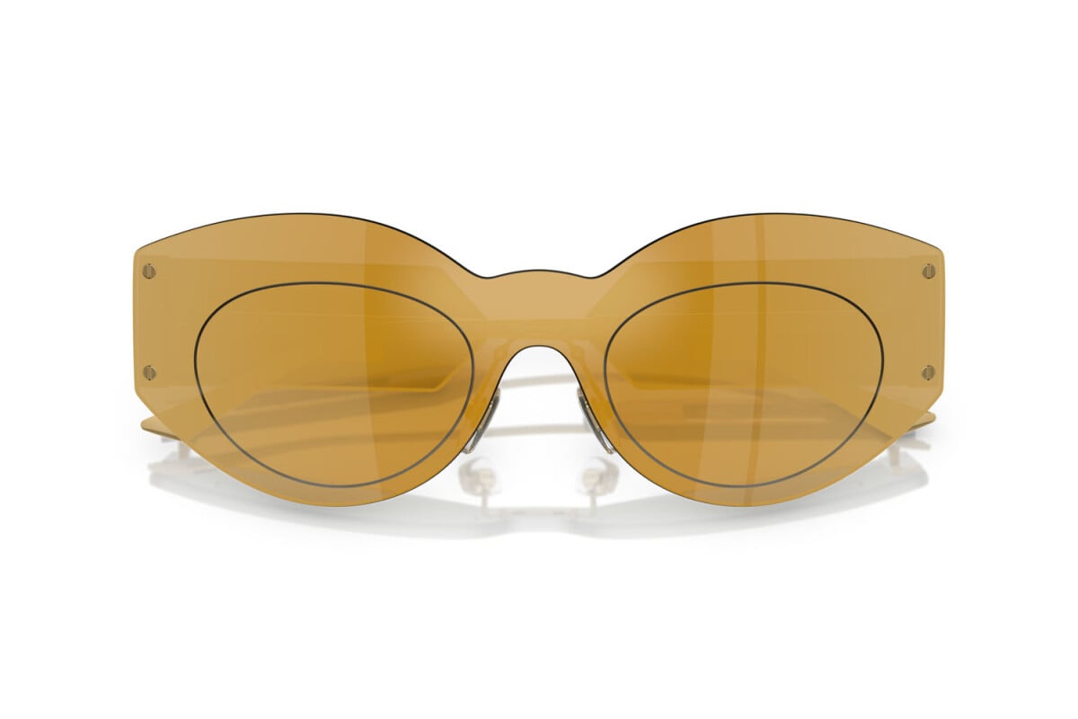 VERSACE - 10027P SPECCHIO MARRONE ORO | OCCHIALE DA SOLE DONNA - VE 2276 CALIBRO 44