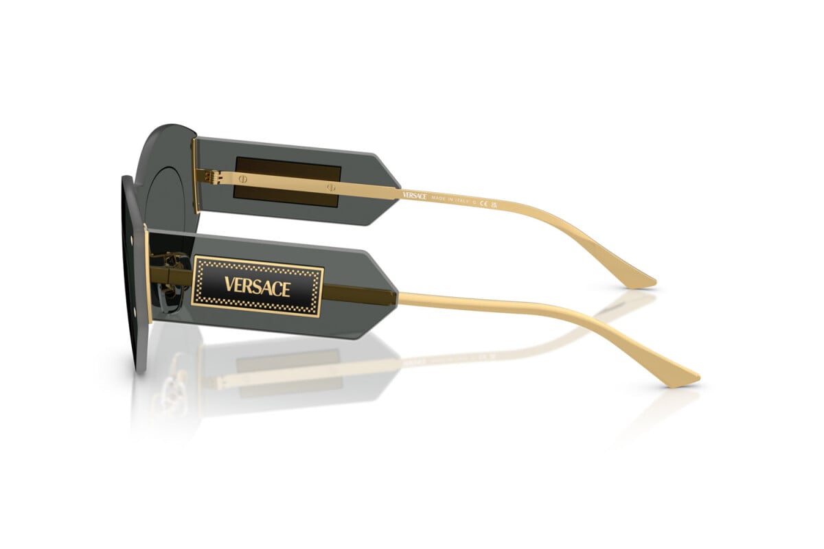 VERSACE - 100287 GRIGIO SCURO | OCCHIALE DA SOLE DONNA - VE 2276 CALIBRO 44