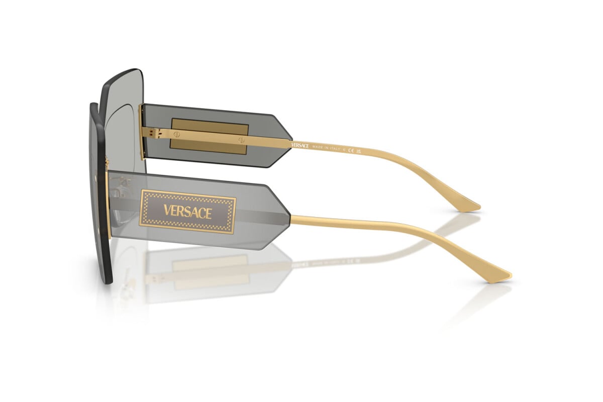 VERSACE - 10018V SPECCHIO ARGENTO | OCCHIALE DA SOLE DONNA - VE 2277 CALIBRO 42