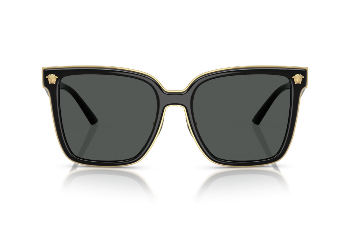 VERSACE - GB1/87 NERO | OCCHIALE DA SOLE DONNA - VE 2278D CALIBRO 58
