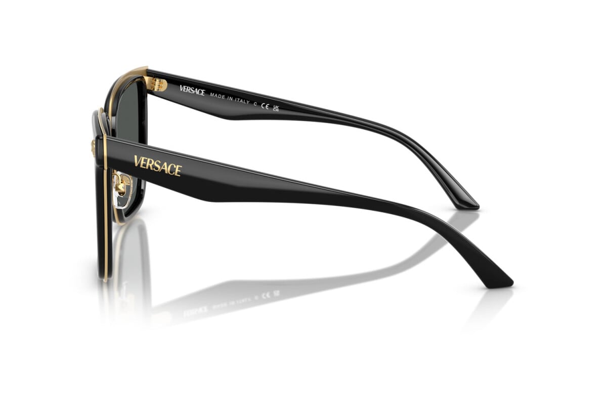 VERSACE - GB1/87 NERO | OCCHIALE DA SOLE DONNA - VE 2278D CALIBRO 58