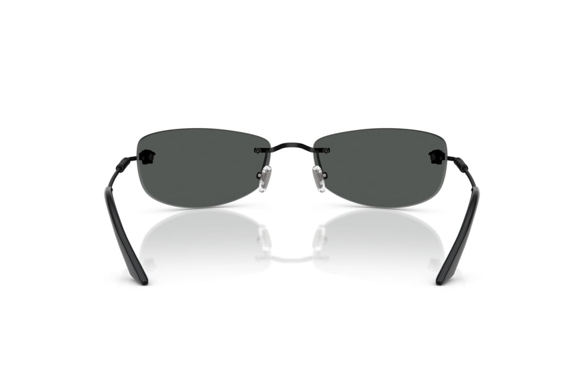 VERSACE - 143687 NERO OPACO | OCCHIALE DA SOLE UOMO - VE 2279 CALIBRO 60