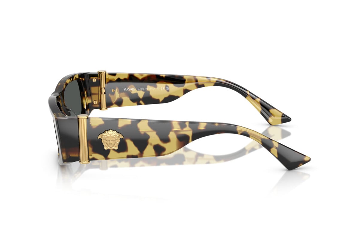 VERSACE - 777/87 MARRONE GIALLO AVANA | OCCHIALE DA SOLE UOMO - VE 4476U CALIBRO 55