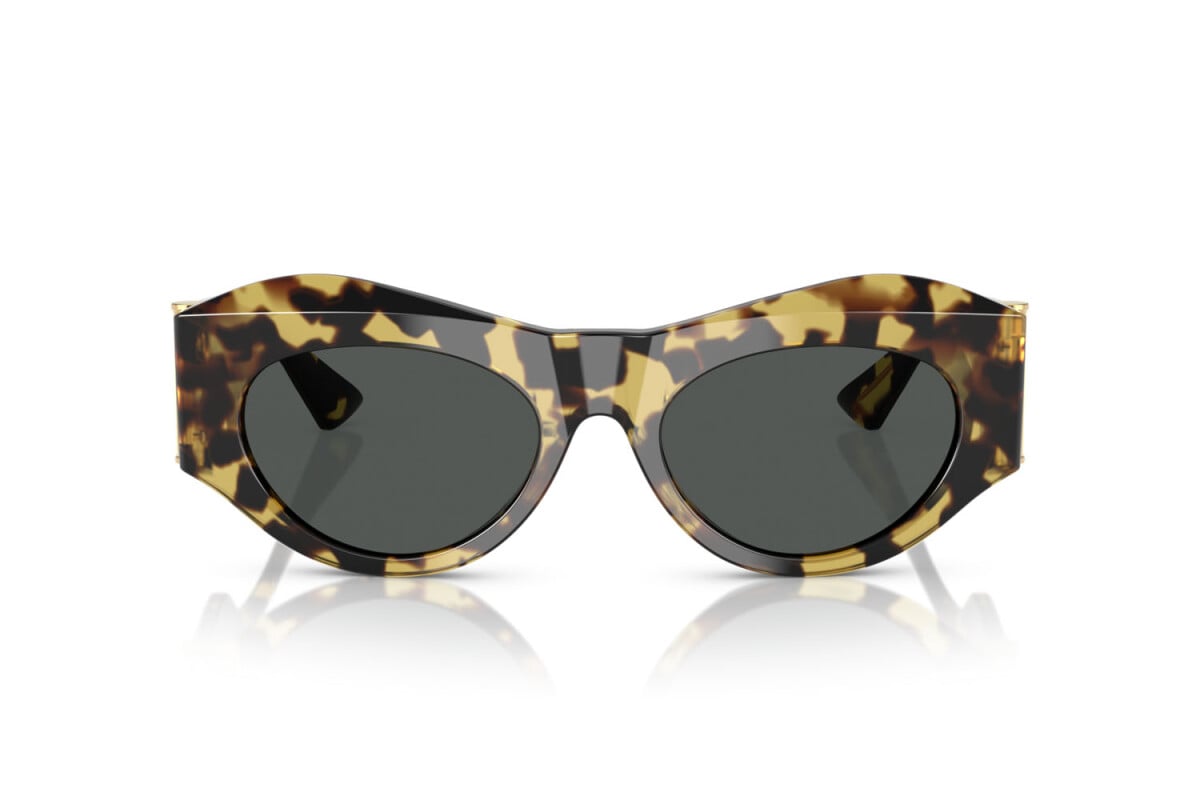 VERSACE - 777/87 MARRONE GIALLO AVANA | OCCHIALE DA SOLE DONNA - VE 4477U CALIBRO 52