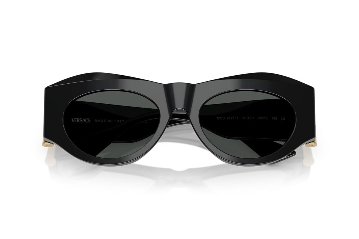VERSACE - GB1/87 NERO | OCCHIALE DA SOLE DONNA - VE 4477U CALIBRO 52