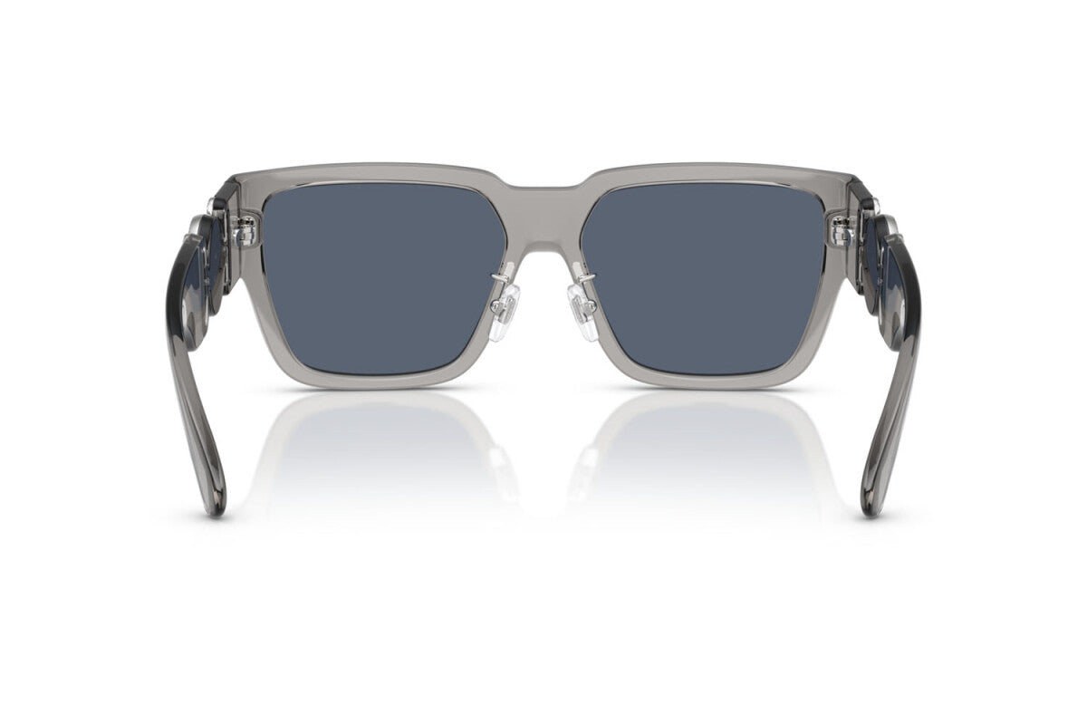VERSACE  - 530580 GRIGIO TRASPARENTE | OCCHIALE DA SOLE UOMO CALIBRO
