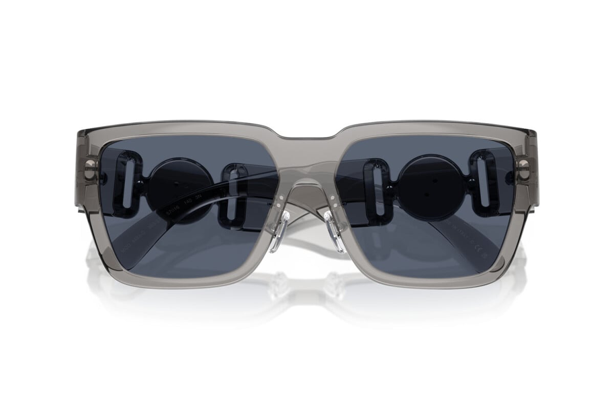 VERSACE - 593/87 GRIGIO TRASPARENTE | OCCHIALE DA SOLE UOMO - VE 4483D CALIBRO 57