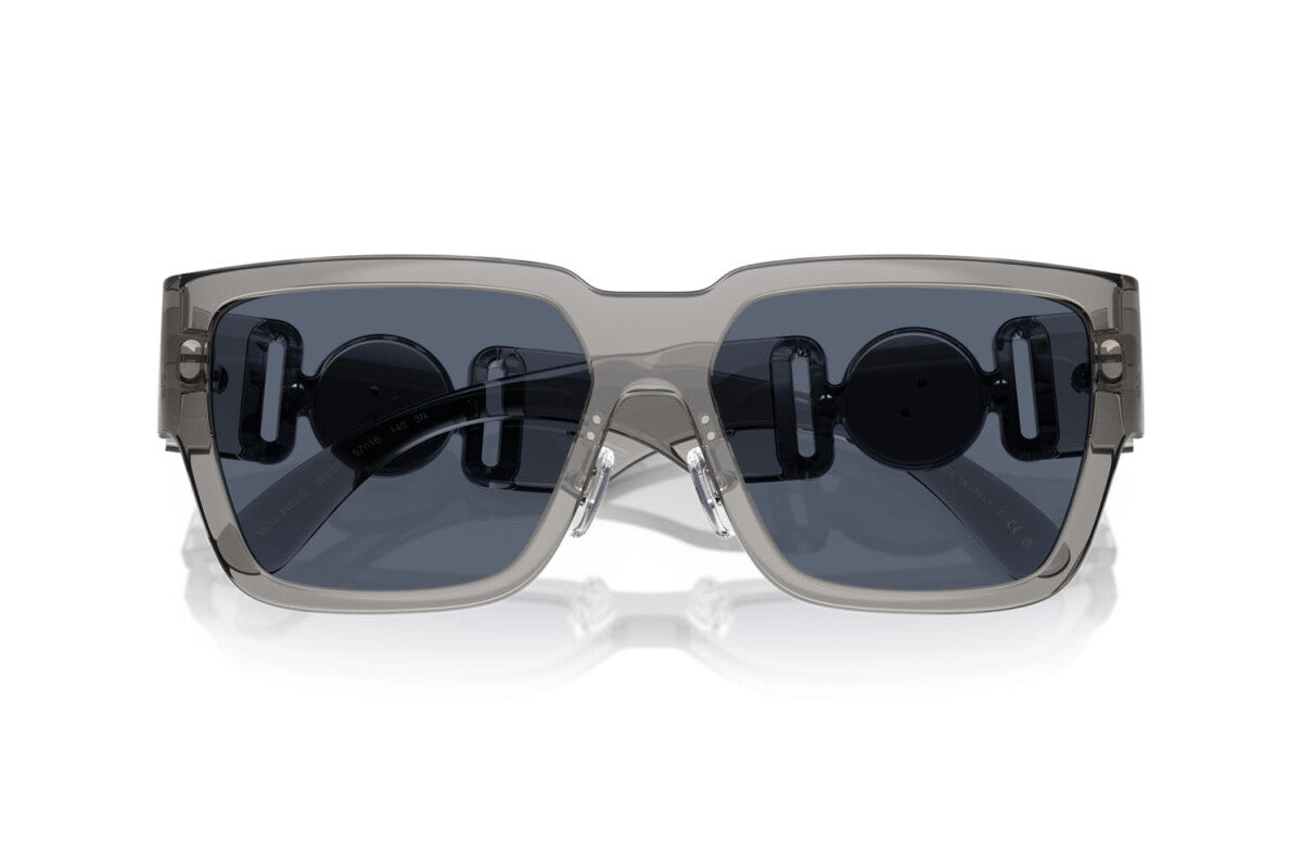 VERSACE  - 530580 GRIGIO TRASPARENTE | OCCHIALE DA SOLE UOMO CALIBRO