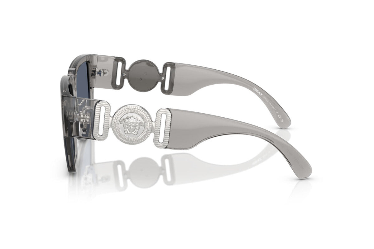 VERSACE  - 530580 GRIGIO TRASPARENTE | OCCHIALE DA SOLE UOMO CALIBRO