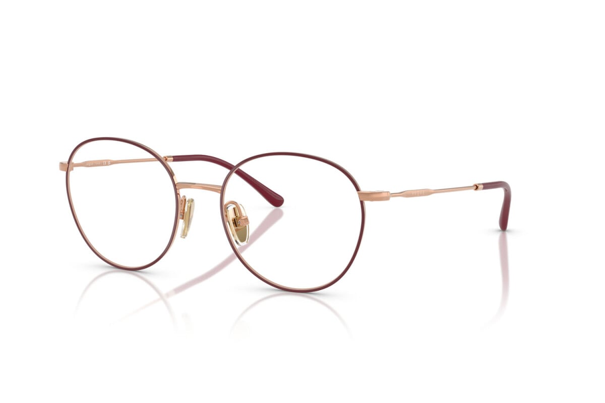 VOGUE - 5194 TOP BORDEAUX/ORO ROSA | OCCHIALE DA VISTA DONNA - VO 4280T TAGLIA 51