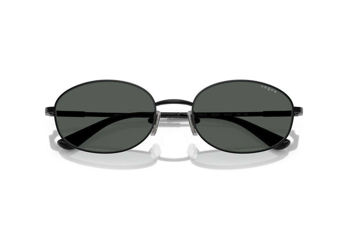 VOGUE - 352/87 NERO | OCCHIALE DA SOLE DONNA - VO 4323S TAGLIA 56