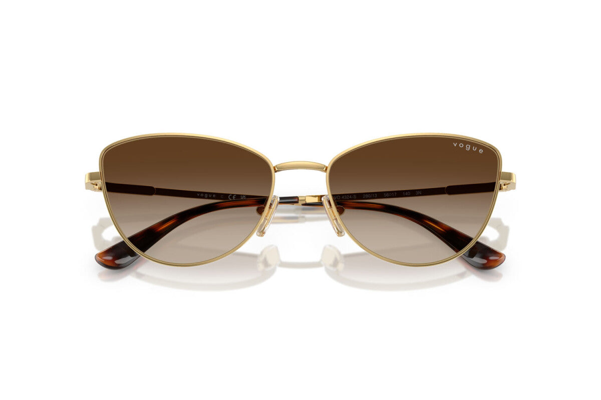 VOGUE - 280/13 ORO | OCCHIALE DA SOLE DONNA - VO 4324S TAGLIA 56
