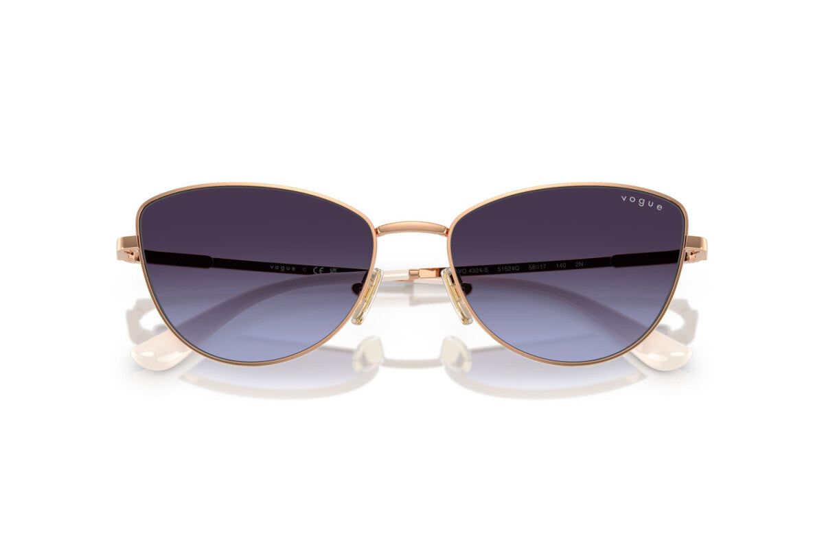 VOGUE - 51524Q ORO ROSA | OCCHIALE DA SOLE DONNA - VO 4324S TAGLIA 56