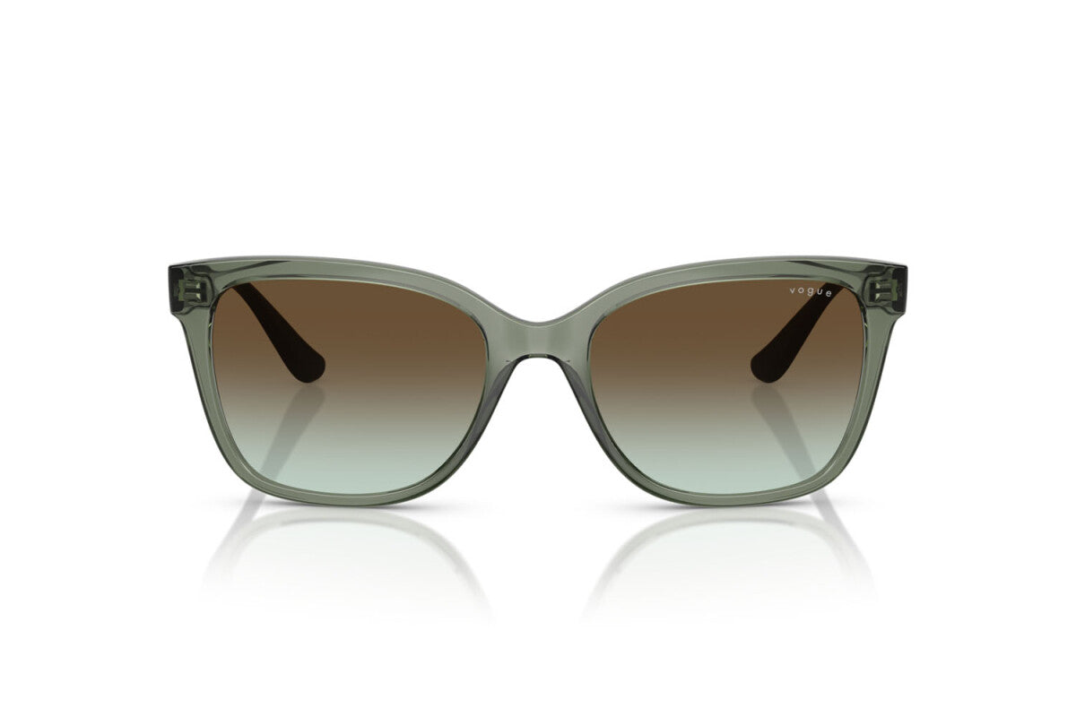 VOGUE - 3086E8 VERDE GERMANO REALE TRASPARENTE | OCCHIALE DA SOLE DONNA - VO 5426S TAGLIA 54