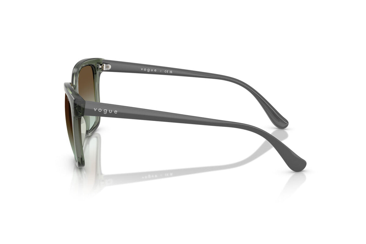 VOGUE - 3086E8 VERDE GERMANO REALE TRASPARENTE | OCCHIALE DA SOLE DONNA - VO 5426S TAGLIA 54