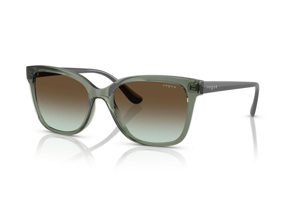 VOGUE - 3086E8 VERDE GERMANO REALE TRASPARENTE | OCCHIALE DA SOLE DONNA - VO 5426S TAGLIA 54