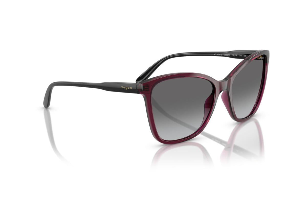 VOGUE - 298911 CILIEGIA TRASPARENTE | OCCHIALE DA SOLE DONNA - VO 5520S TAGLIA 56