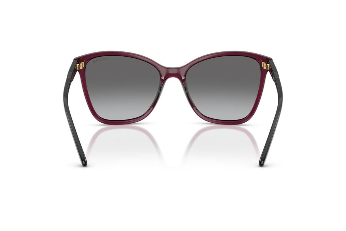 VOGUE - 298911 CILIEGIA TRASPARENTE | OCCHIALE DA SOLE DONNA - VO 5520S TAGLIA 56